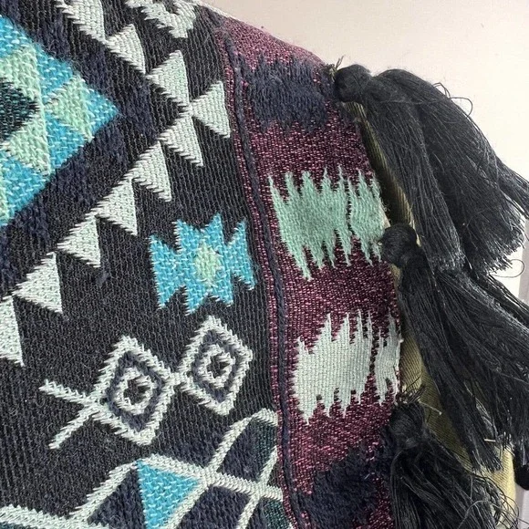 Beautiful Stories Anthropologie Inika Olive Green Utility Jacket S Embroidered - Picture 13 of 16